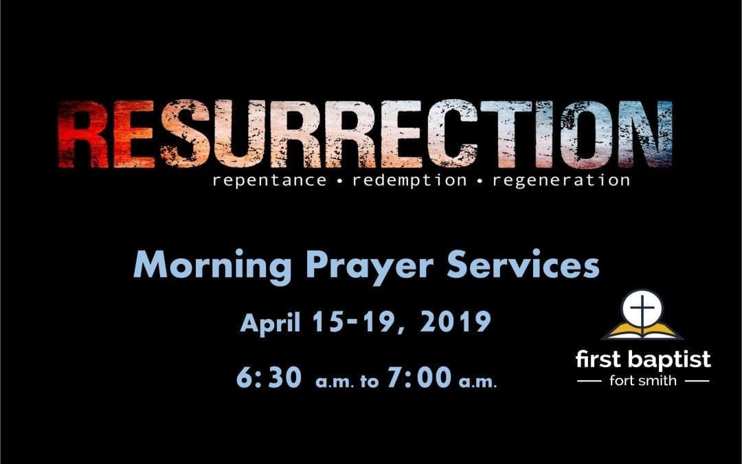 Week of Prayer April 15-19