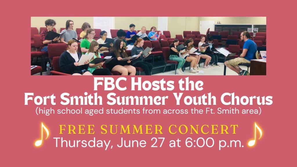 Fort Smith High School Choir concert June 27